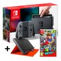 NINTENDO Console Nintendo Switch Joy-Con Gris+ Super Mario Odyssey + Powerbank avec étui de protection Nintendo Switch