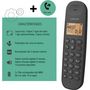 Voir la diapositive 2 : Logicom Téléphone sans fil Iloa - Solo Noir
