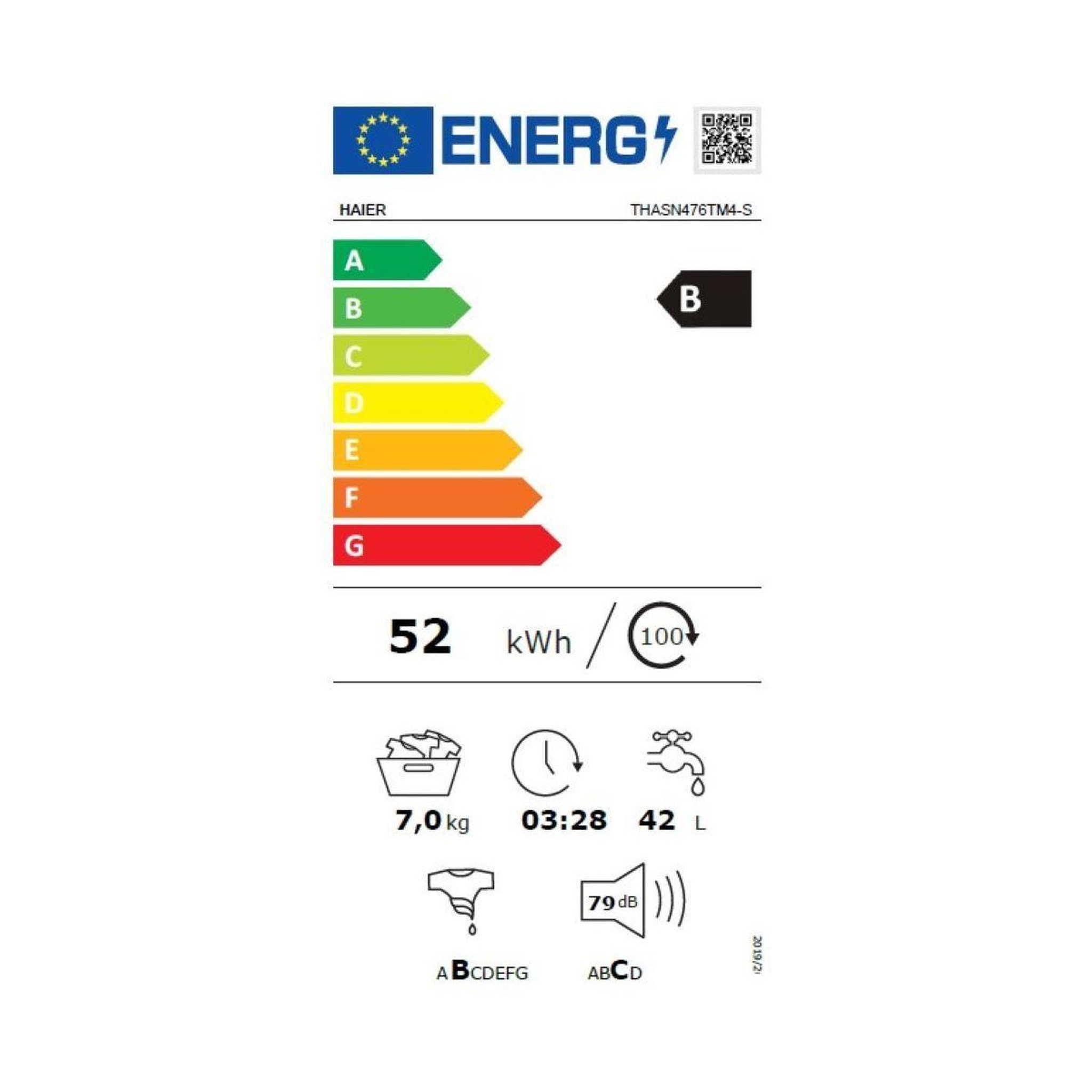 Voir la diapositive 6 : HAIER Lave linge top thasn476tm4-s