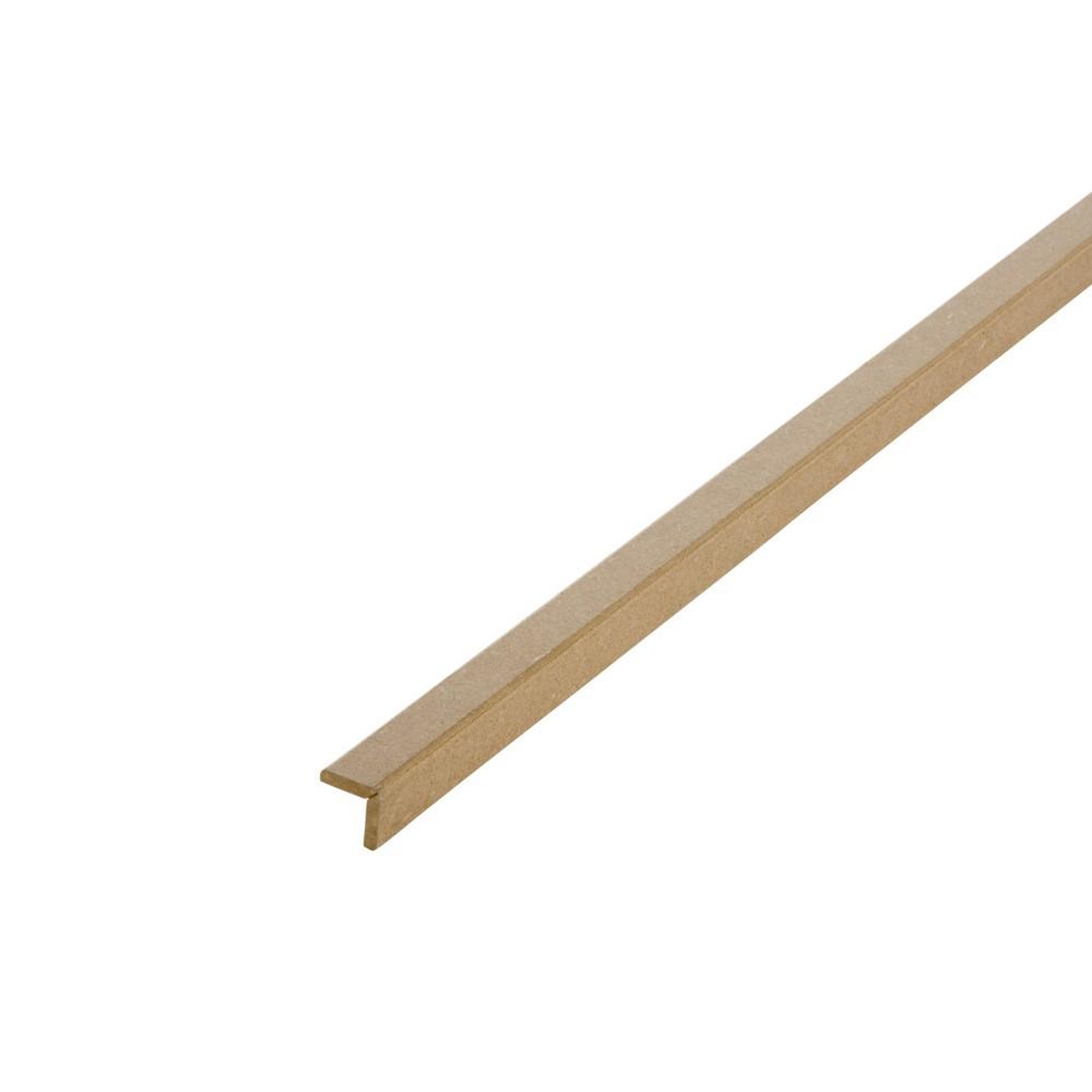 CENTRALE BRICO Baguette d'angle médium (MDF) arrondie , 23 x 23 mm, L. 2.44 m