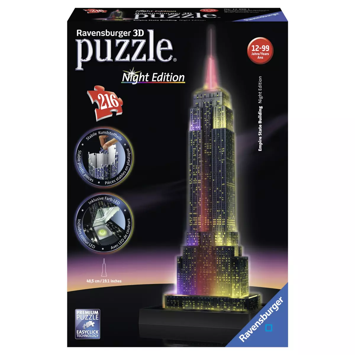 RAVENSBURGER Puzzle 3D Empire State -216 pièces