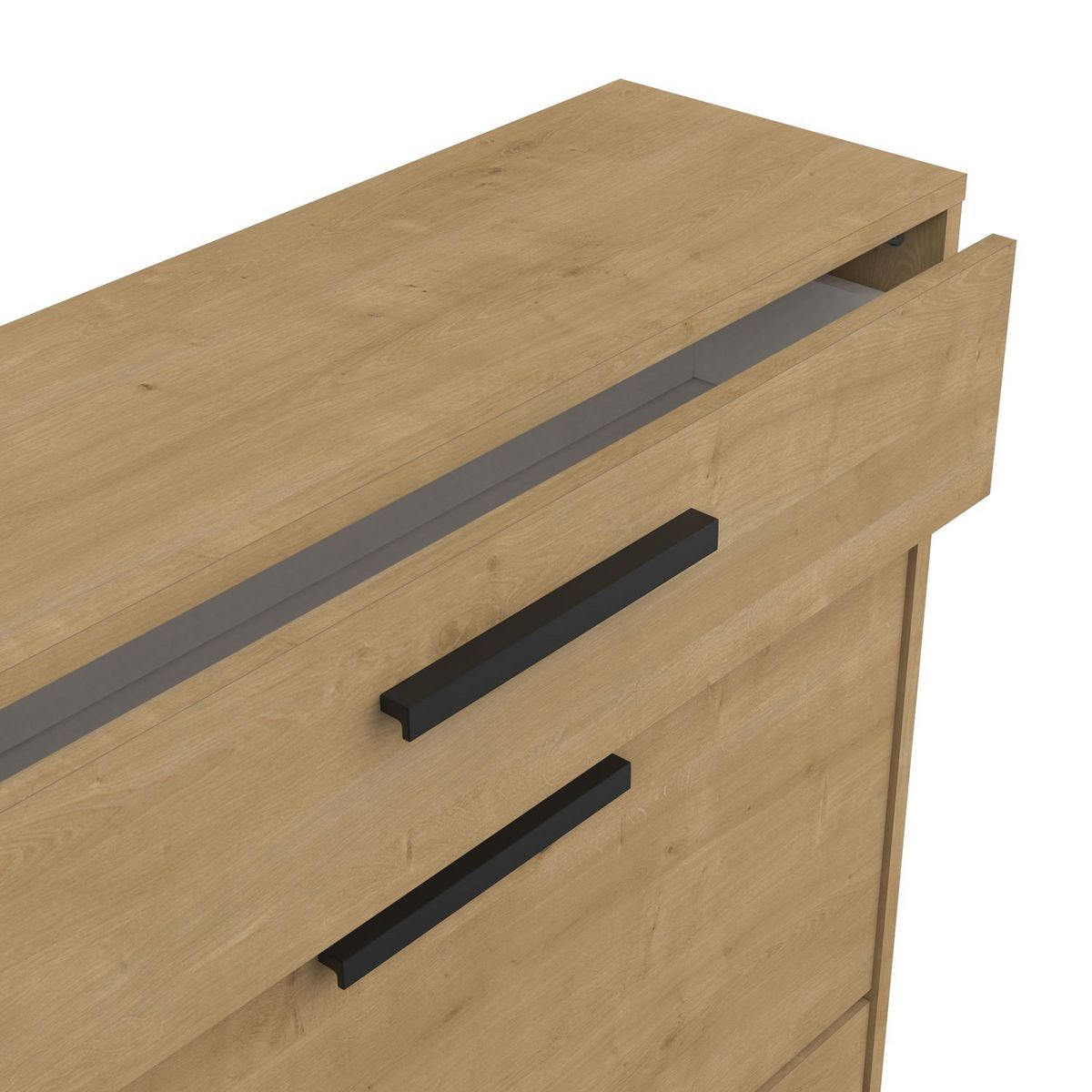 Meuble à chaussures 2 portes 1 tiroir L80 cm LIZZIE