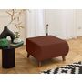 Voir la diapositive 5 : BEST MOBILIER Cristal - pouf modulable - 65 cm - en velours côtelé