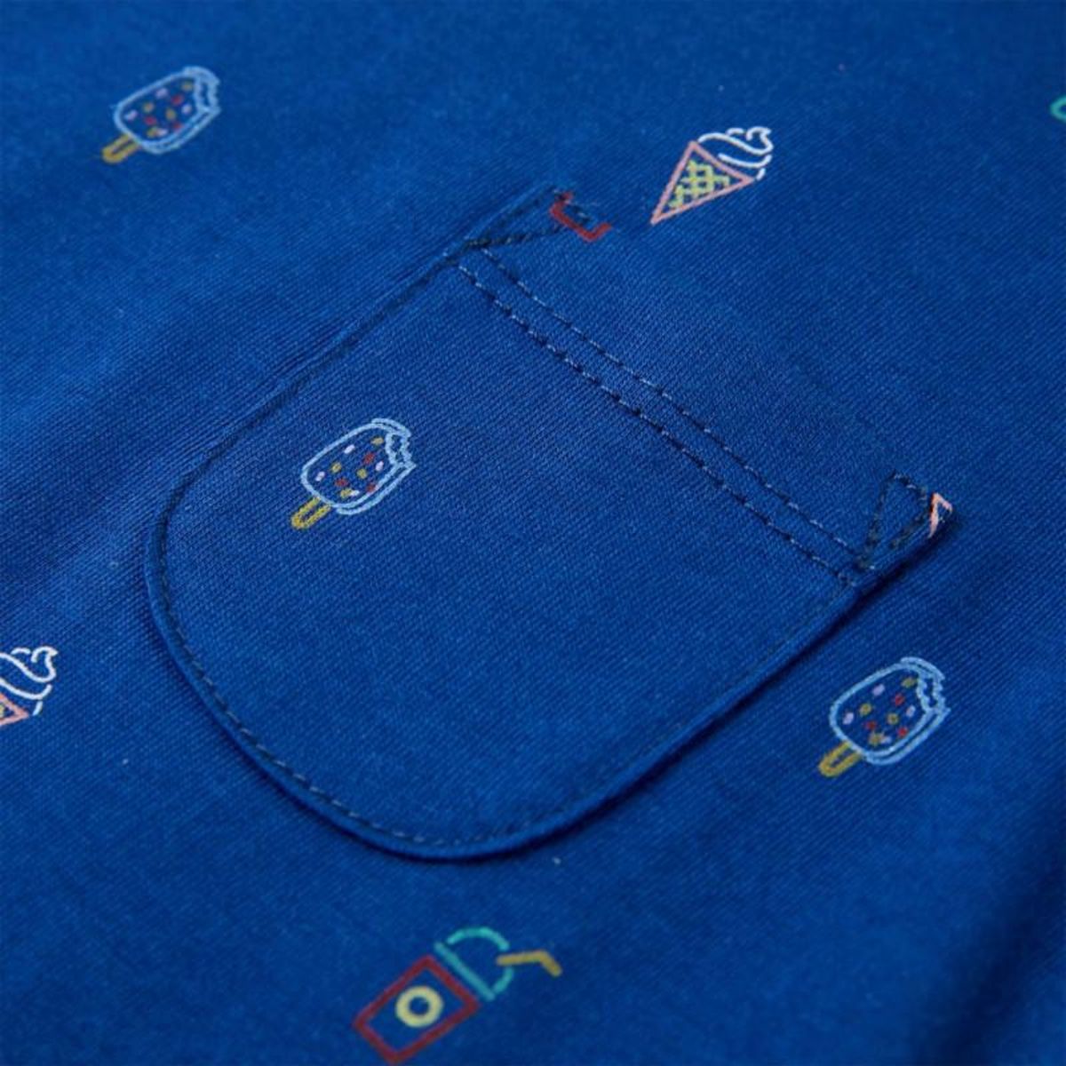 VIDAXL Débardeur pour enfants bleu foncé 104