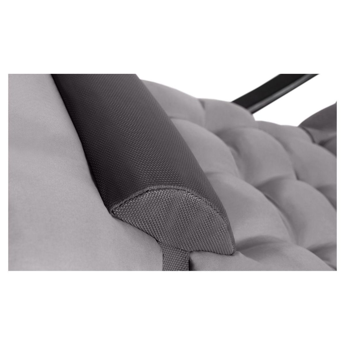 Inkazen Fauteuils de jardin Relax avec coussin gris anthracite  - Lot de 2