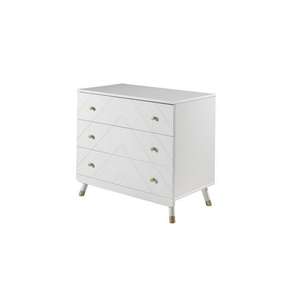 Vipack Commode Billy Avec Table À Langer Blanc