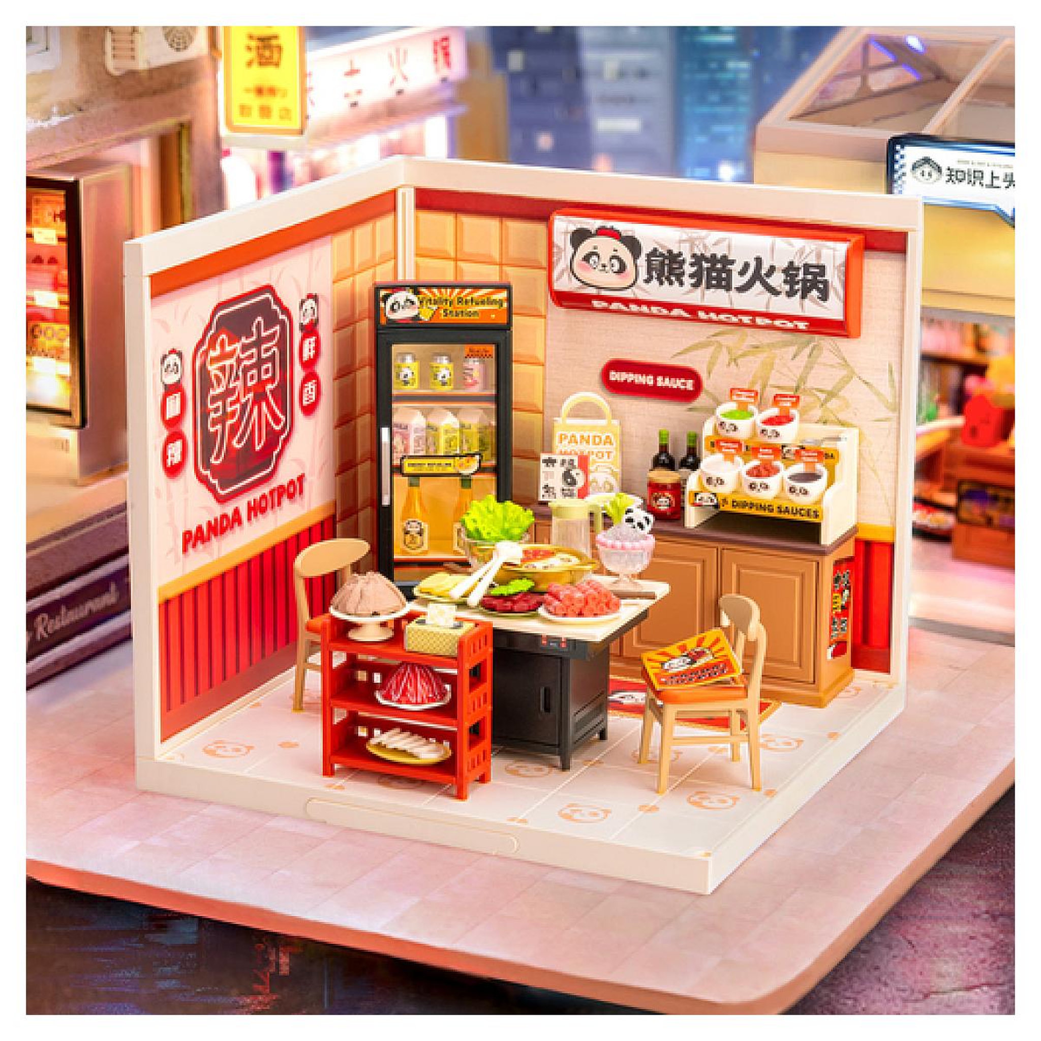Voir la diapositive 3 : ROBOTIME Super Creator - Panda hot pot