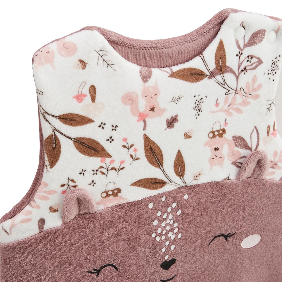 Petit Béguin Turbulette d'hiver en velours avec pieds retroussables Sora