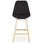 Voir la diapositive 2 : Paris Prix Tabouret de Bar Design  Betona  102cm Noir & Beige