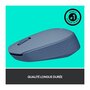 Voir la diapositive 5 : Logitech Logitech M171 Souris Sans Fil 2,4 GHz avec Mini-récepteur USB, Suivi Optique, Ambidextre - Bleu Gris
