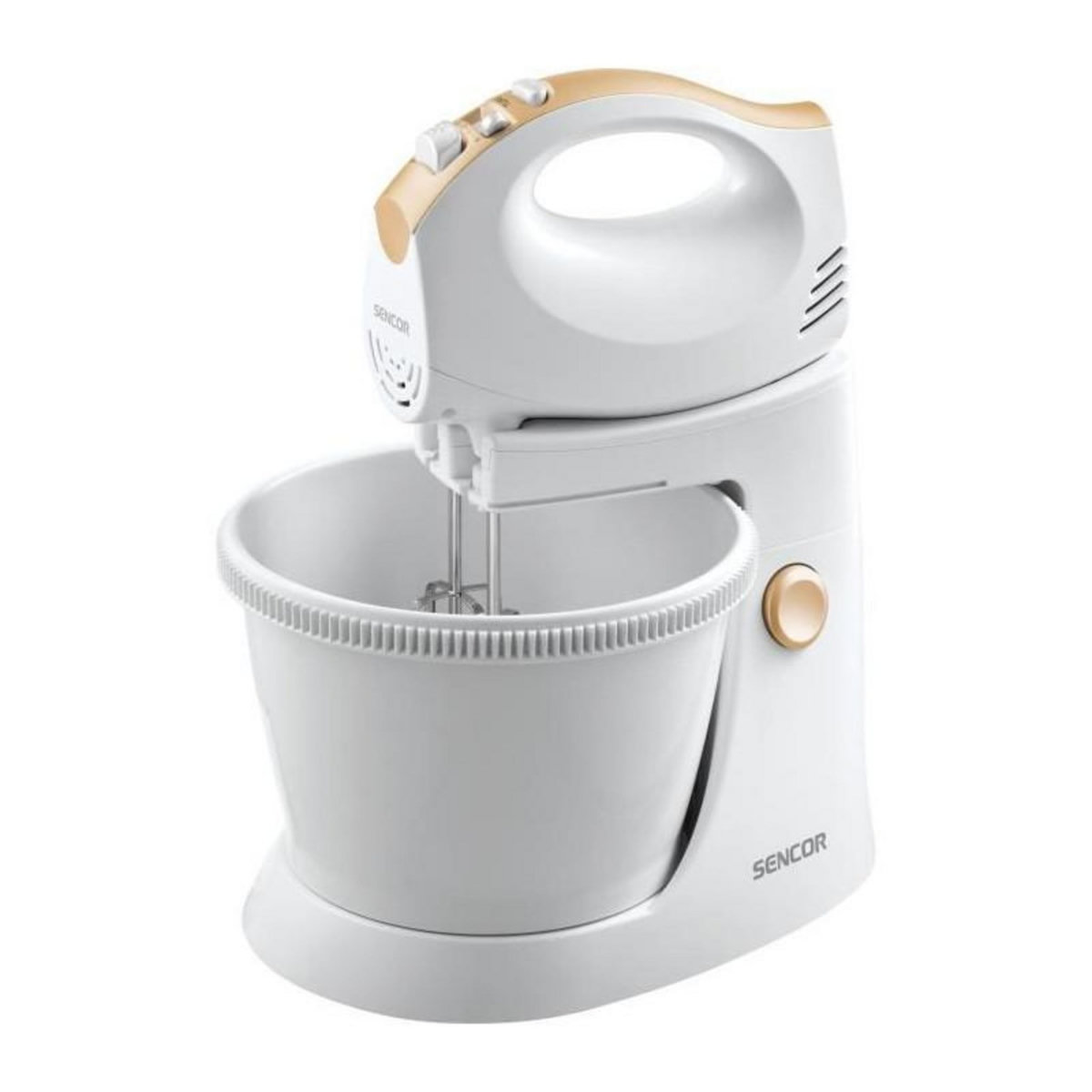 SENCO Batteur a main avec bol rotatif - SENCOR - SHM 5330-EUE3 - 500 W - Blanc