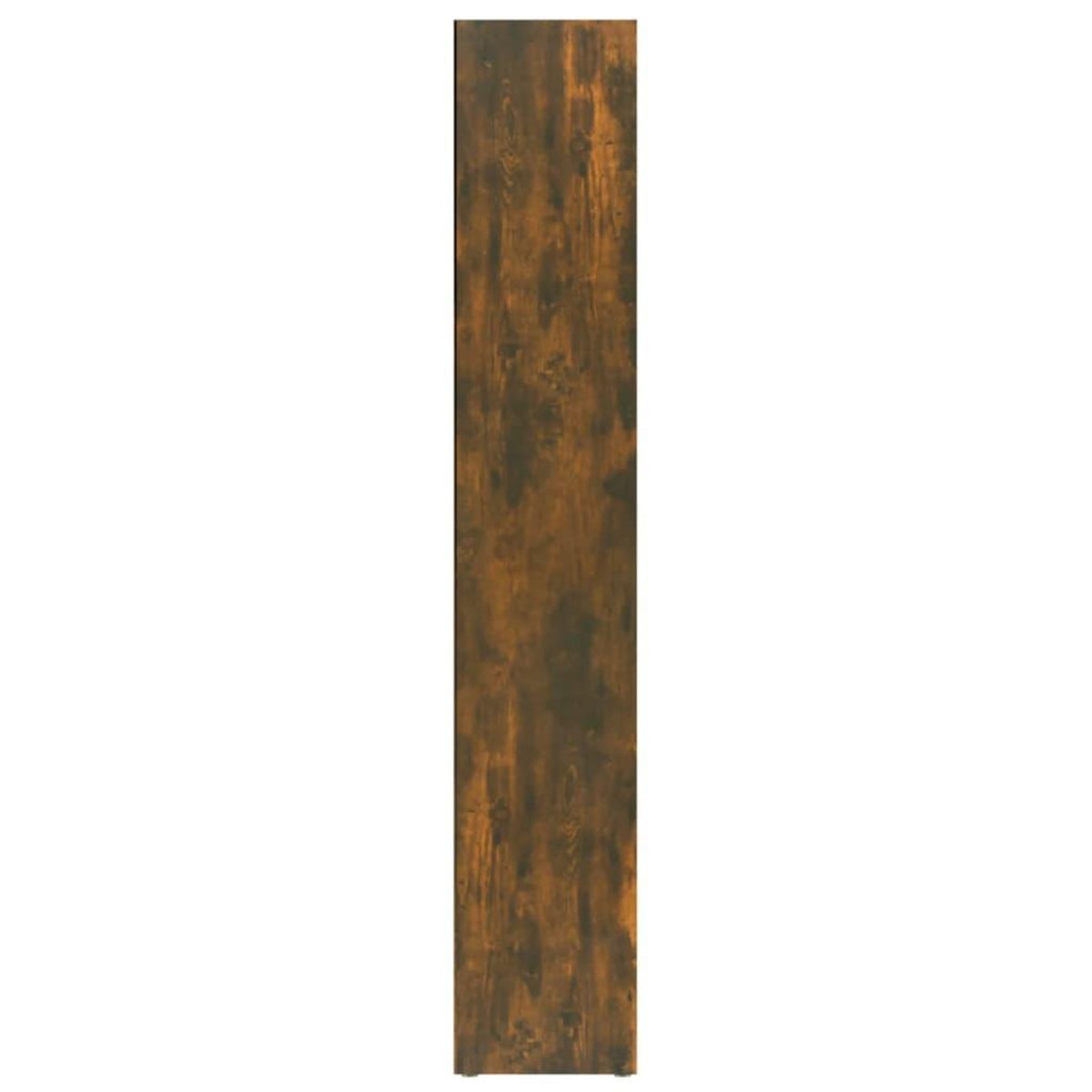 VIDAXL Armoires a CD 2 pcs Chene fume 21x16x93,5 cm Bois d'ingenierie