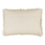 Voir la diapositive 2 : Paris Prix Coussin Déco  Perles  40x60cm Blanc & Or