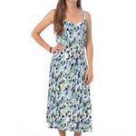 Vero Moda Robe Blanche/ à Motifs Femme Vero Moda Easy  trap. Coloris disponibles : Bleu