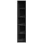 Voir la diapositive 5 : VIDAXL Armoire d'angle Noir 33x33x164,5 cm Bois d'ingenierie