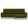 Voir la diapositive 5 : LISA DESIGN Terry - canapé d'angle droit 4 places avec têtières réglables en tissu texturé