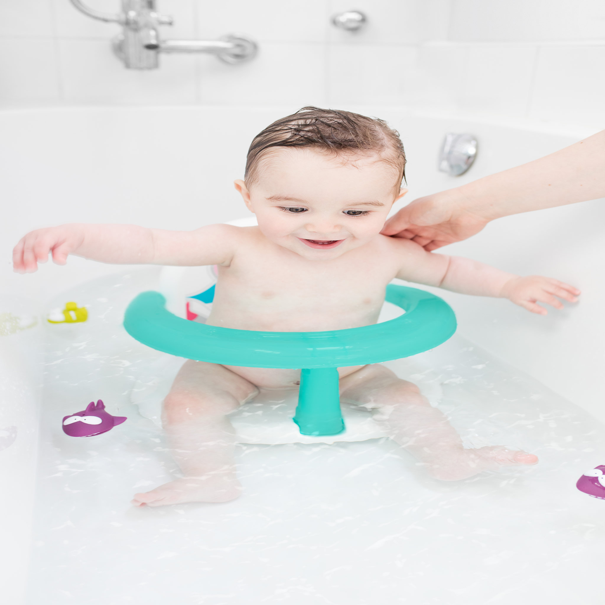 Voir la diapositive 2 : BADABULLE Fauteuil de bain pliable Racoon