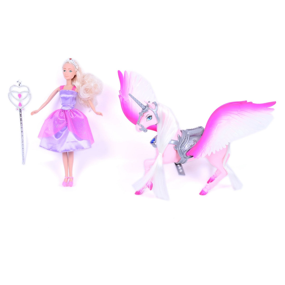 One Two Fun Ma princesse et sa licorne - violet