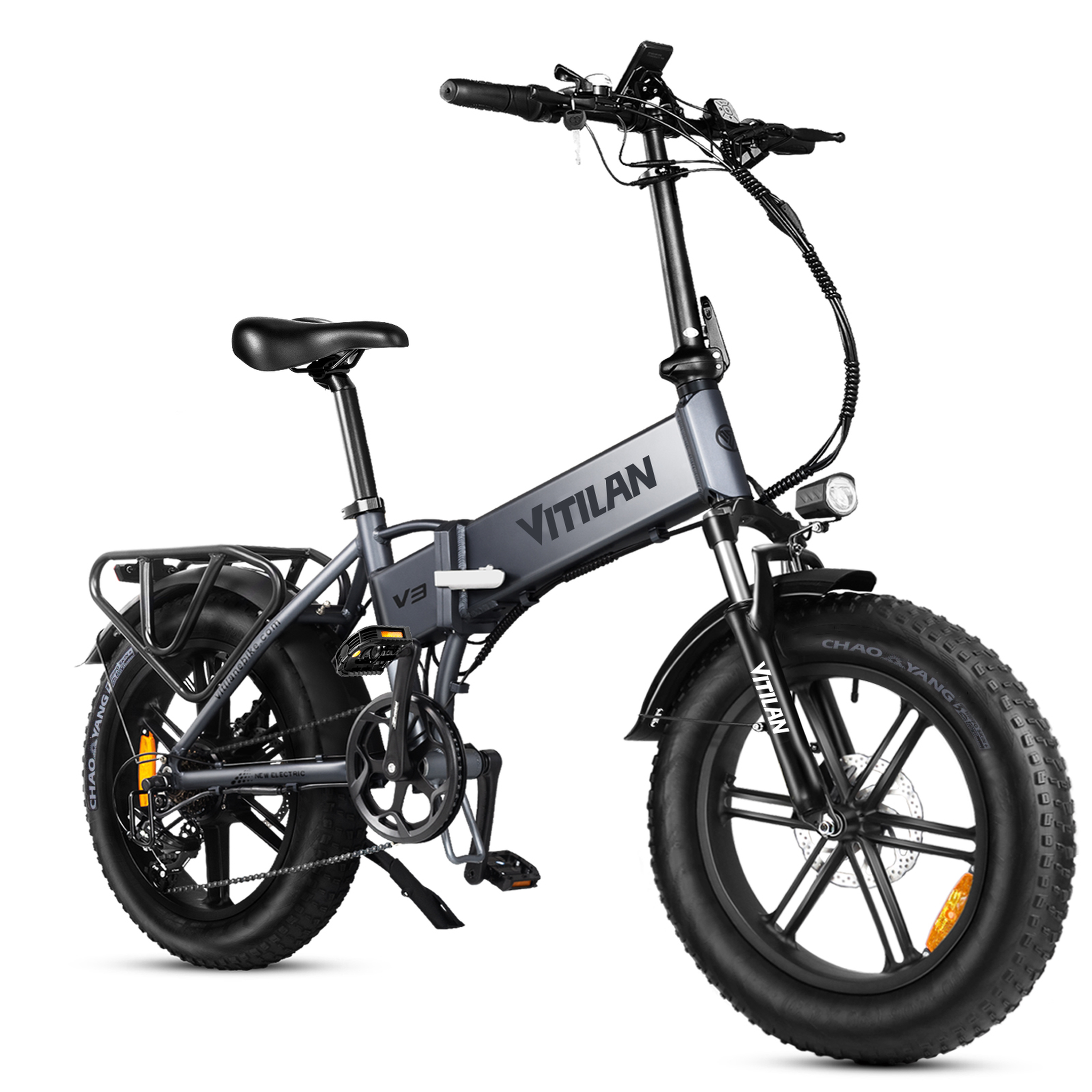 Voir la diapositive 1 : VITILAN Vélo électrique tout-terrain pliable Vitilan V3 2.0