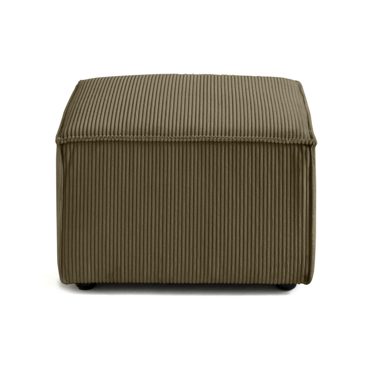 LISA DESIGN Arty - pouf d'appoint - en velours côtelé