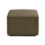 Voir la diapositive 5 : LISA DESIGN Arty - pouf d'appoint - en velours côtelé