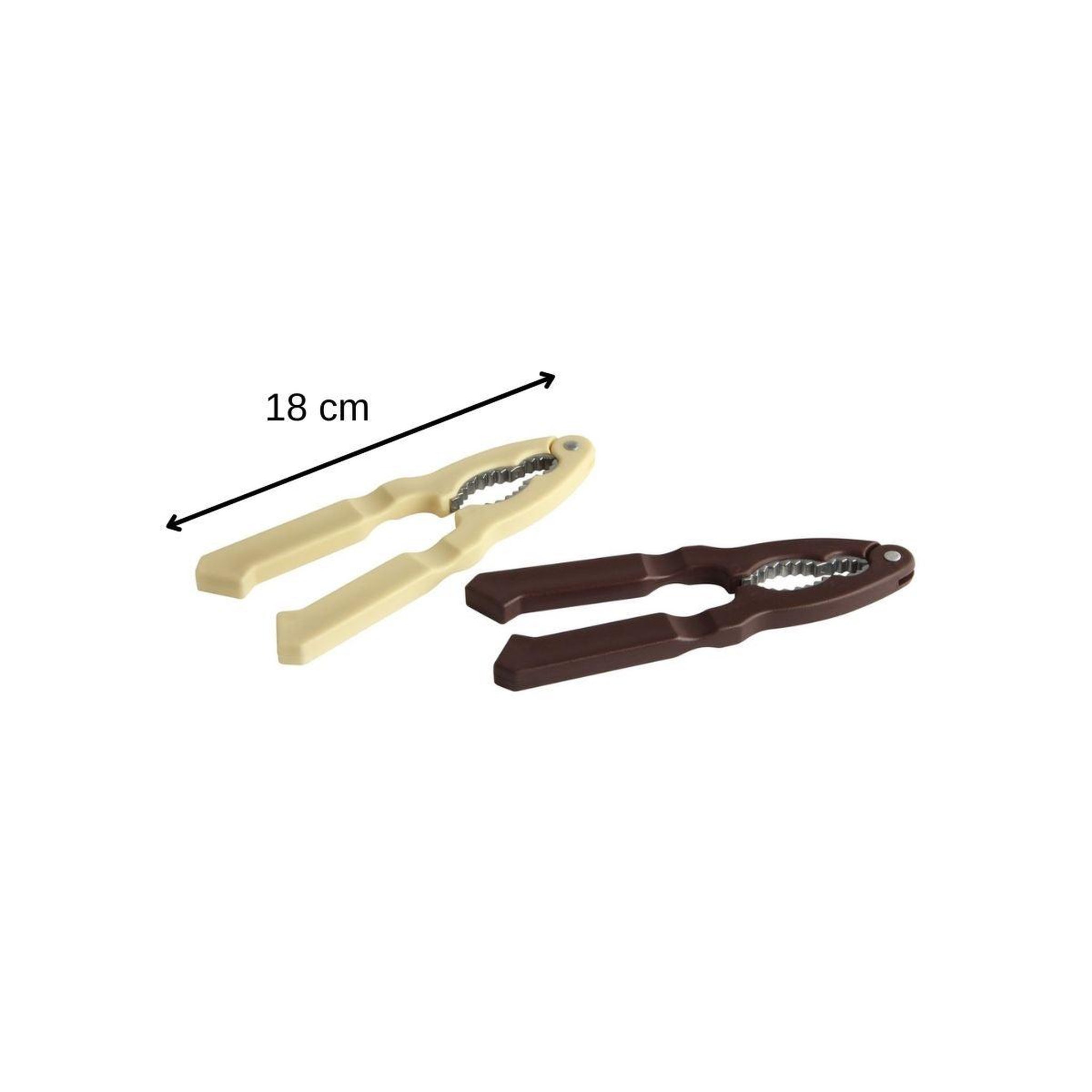 Voir la diapositive 3 : Fackelmann Casse-noix professionnel en aluminium set de 2 outils pour crustacés dimensions 18 x 5 x 1 cm fackelmann basic