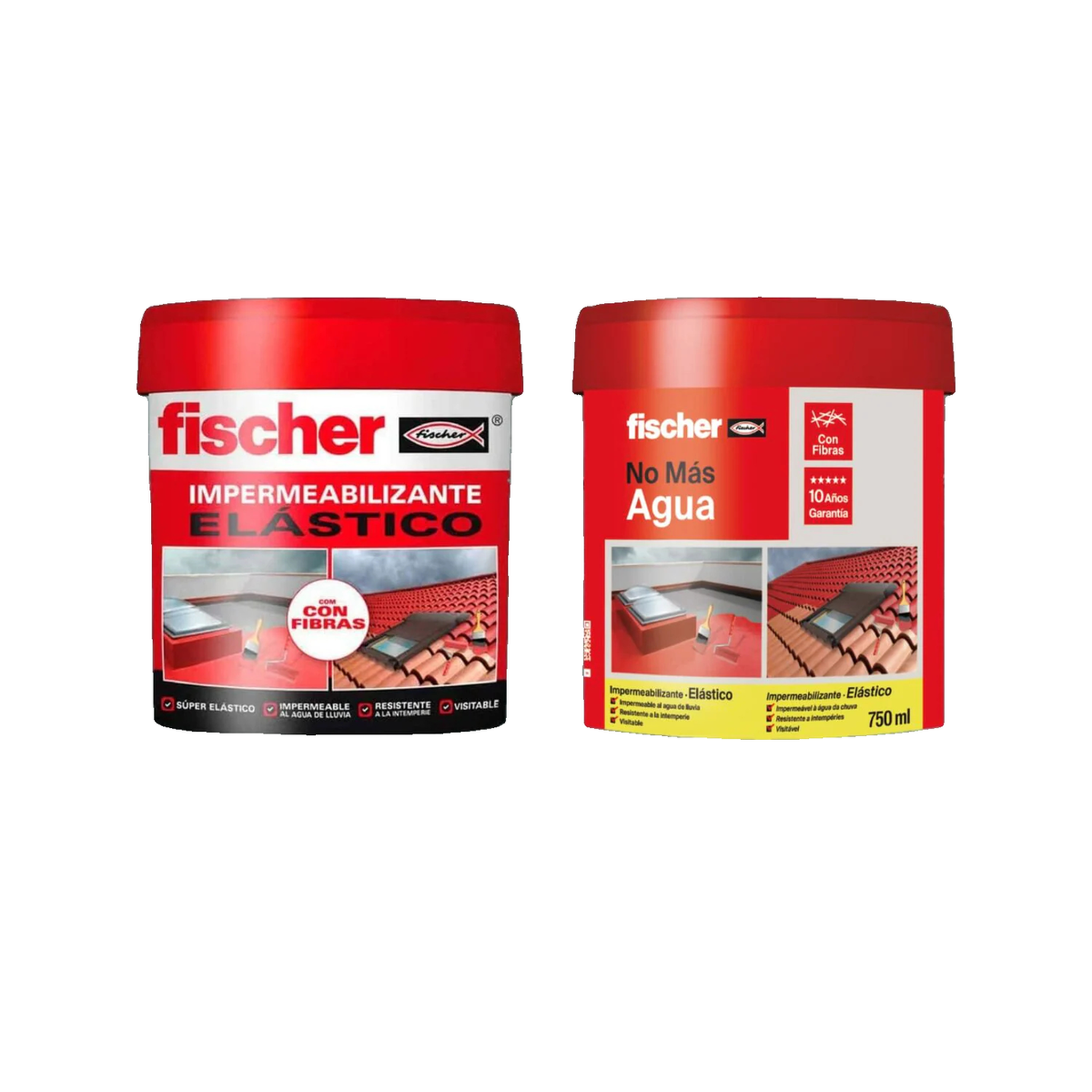 Voir la diapositive 2 : Fischer Produit d'étanchéité fischer 558428 liquide rouge