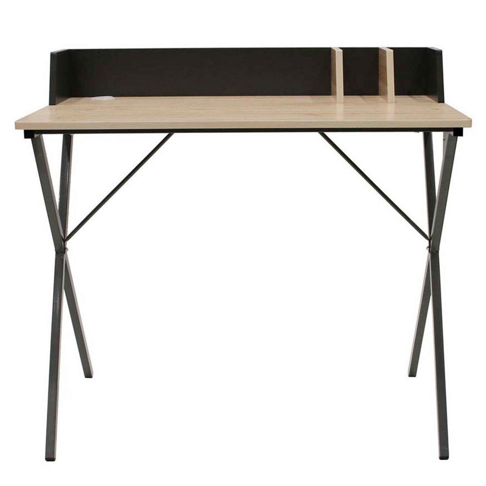 Voir la diapositive 3 : The Home Deco Factory Bureau design  brice  90cm noir