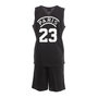 Voir la diapositive 2 : SPORTZONE Paris Ensemble de basket Noir/Blanc Enfant Sport Zone
