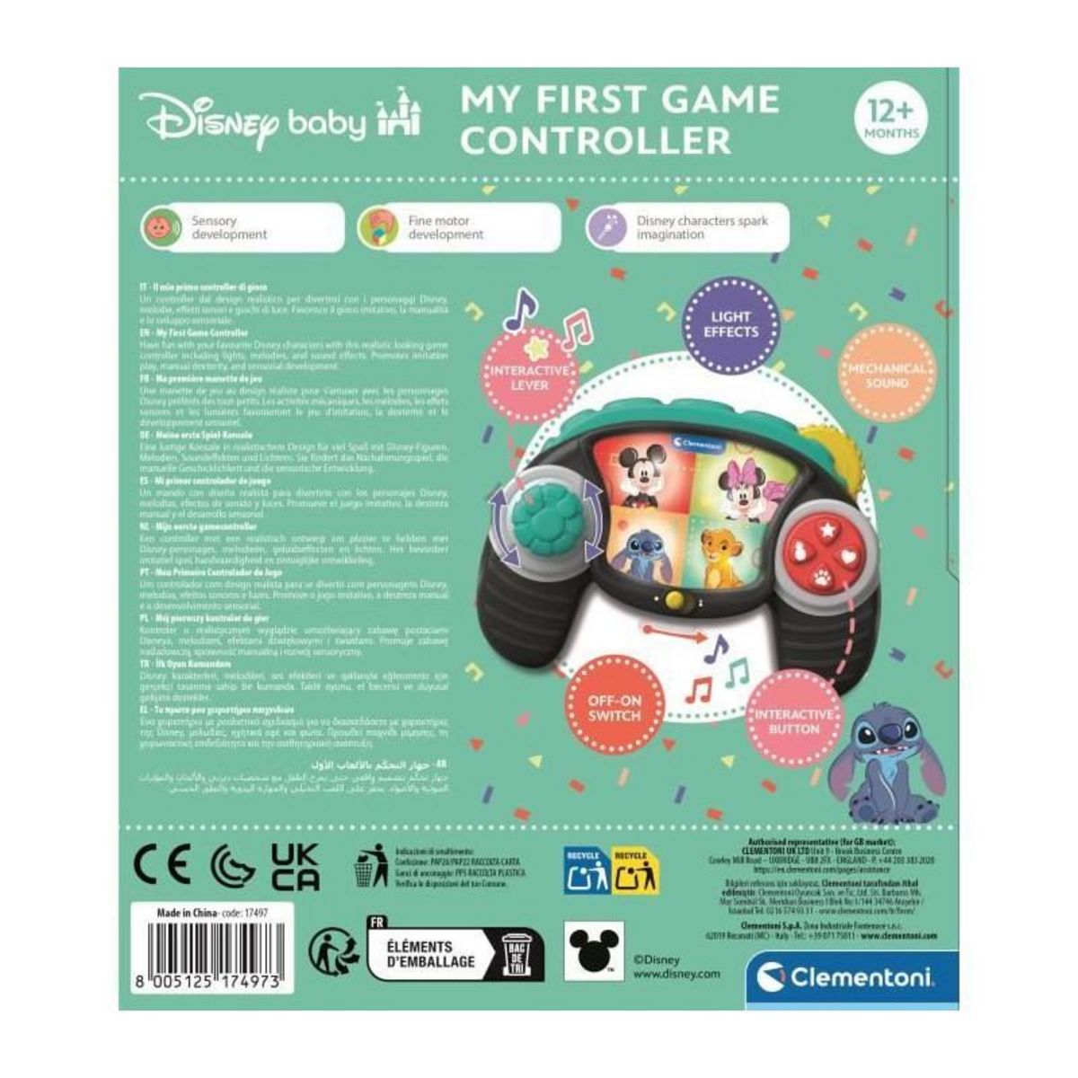 CLEMENTONI CLEMENTONI - Manette de jeu - Disney