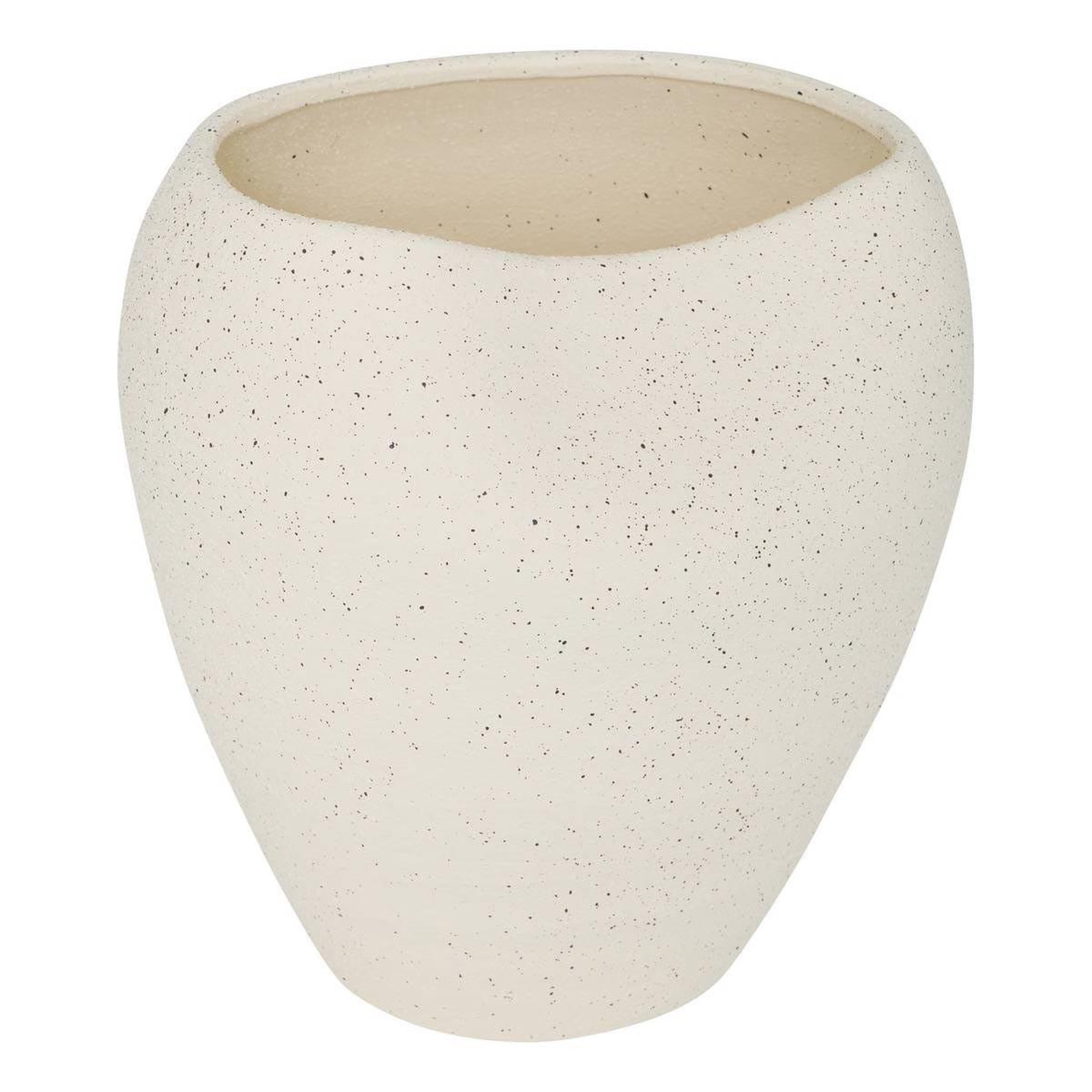 ATMOSPHERA Vase design en céramique  sien  29cm blanc