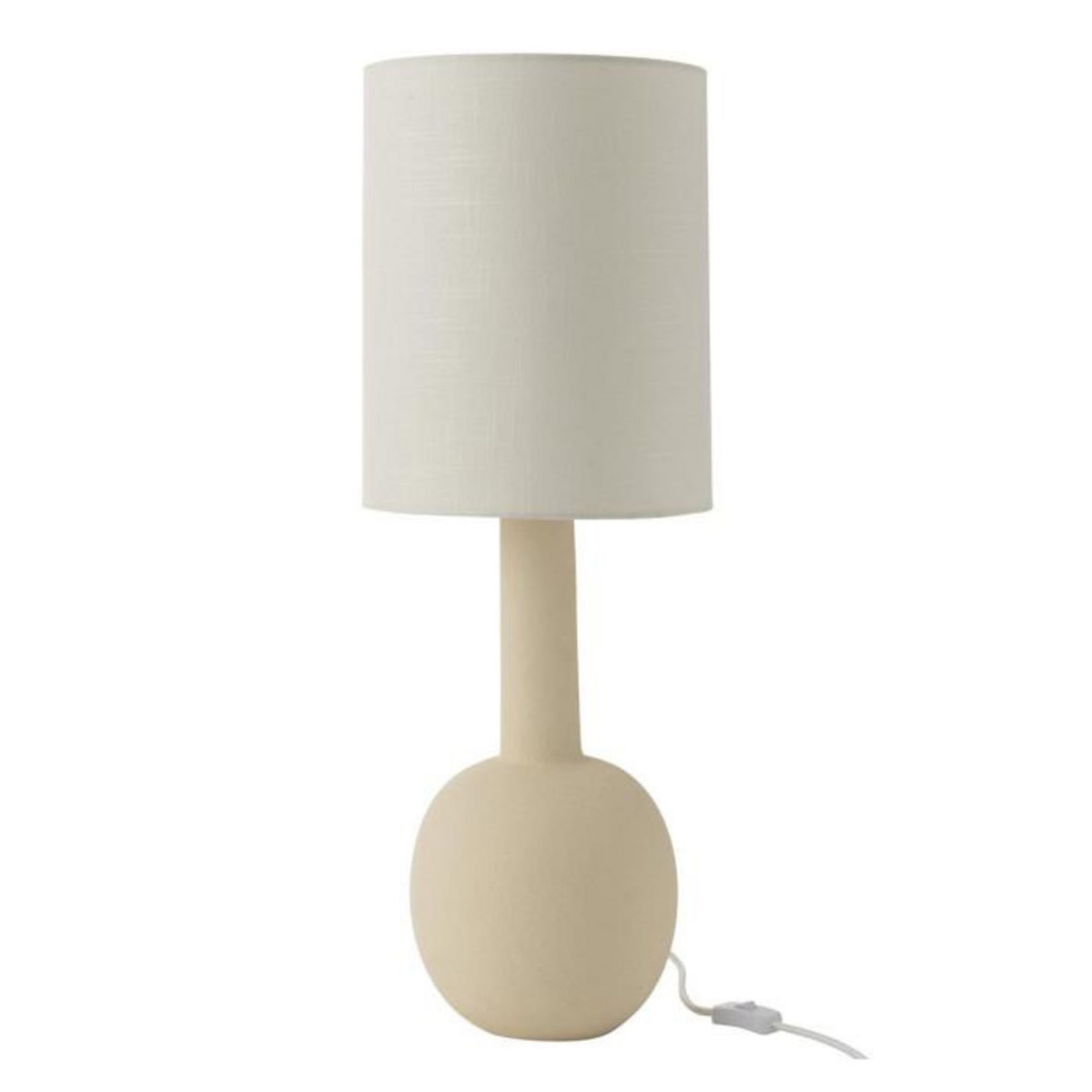 Paris Prix Lampe à Poser en Céramique  Pierre  76cm Beige