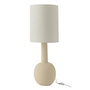 Voir la diapositive 1 : Paris Prix Lampe à Poser en Céramique  Pierre  76cm Beige