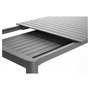 Voir la diapositive 4 : JARDILINE Table de jardin extensible - 8/12 places - Aluminium - Anthracite - PALMA