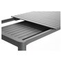 JARDILINE Table de jardin extensible - 8/12 places - Aluminium - Anthracite - PALMA