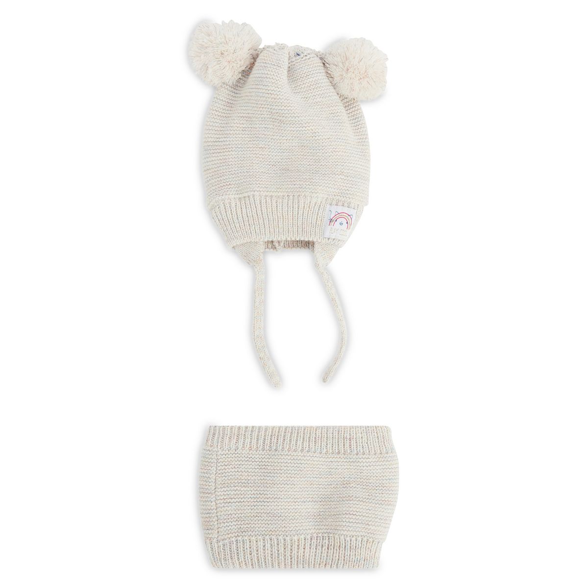 INEXTENSO Ensemble bonnet + snood bébé fille