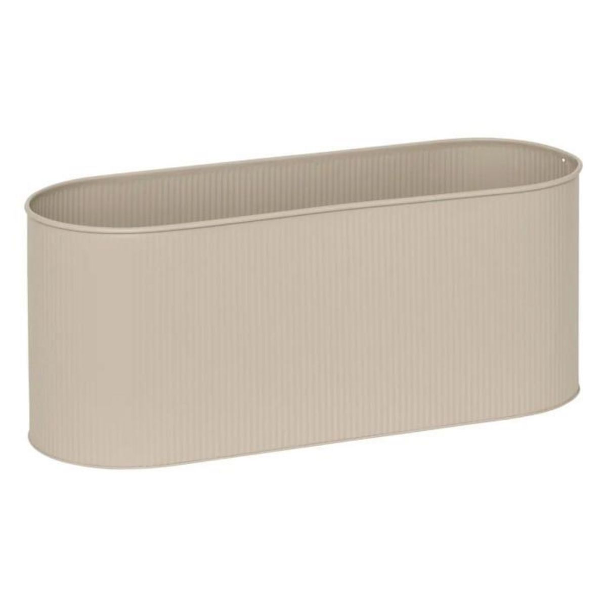 ATMOSPHERA Jardinière en Métal  Aze  47cm Beige Lin