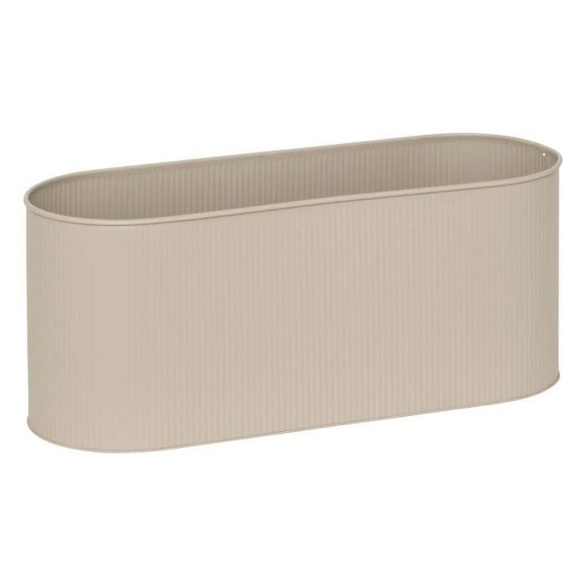 ATMOSPHERA Jardinière en Métal  Aze  47cm Beige Lin