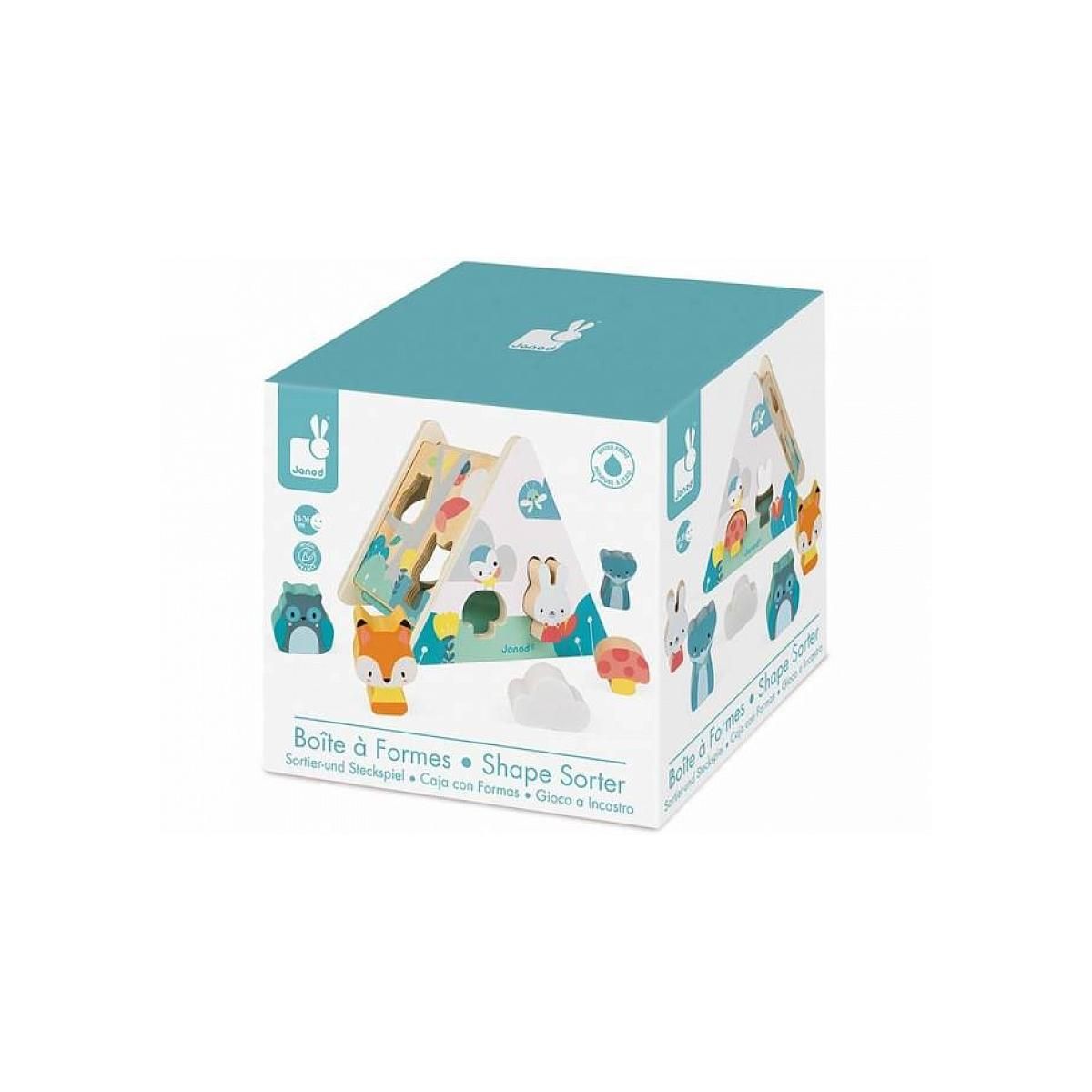 Juratoys-Janod Jeux d eveil en bois - Boite a formes Pure