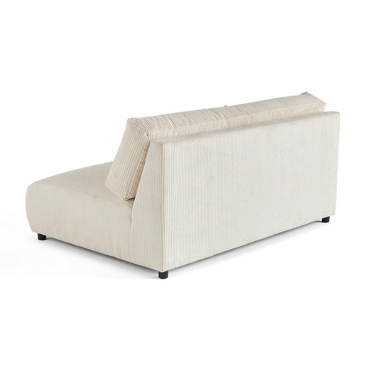 LISA DESIGN Garance - module d'assise 3 places - en velours côtelé