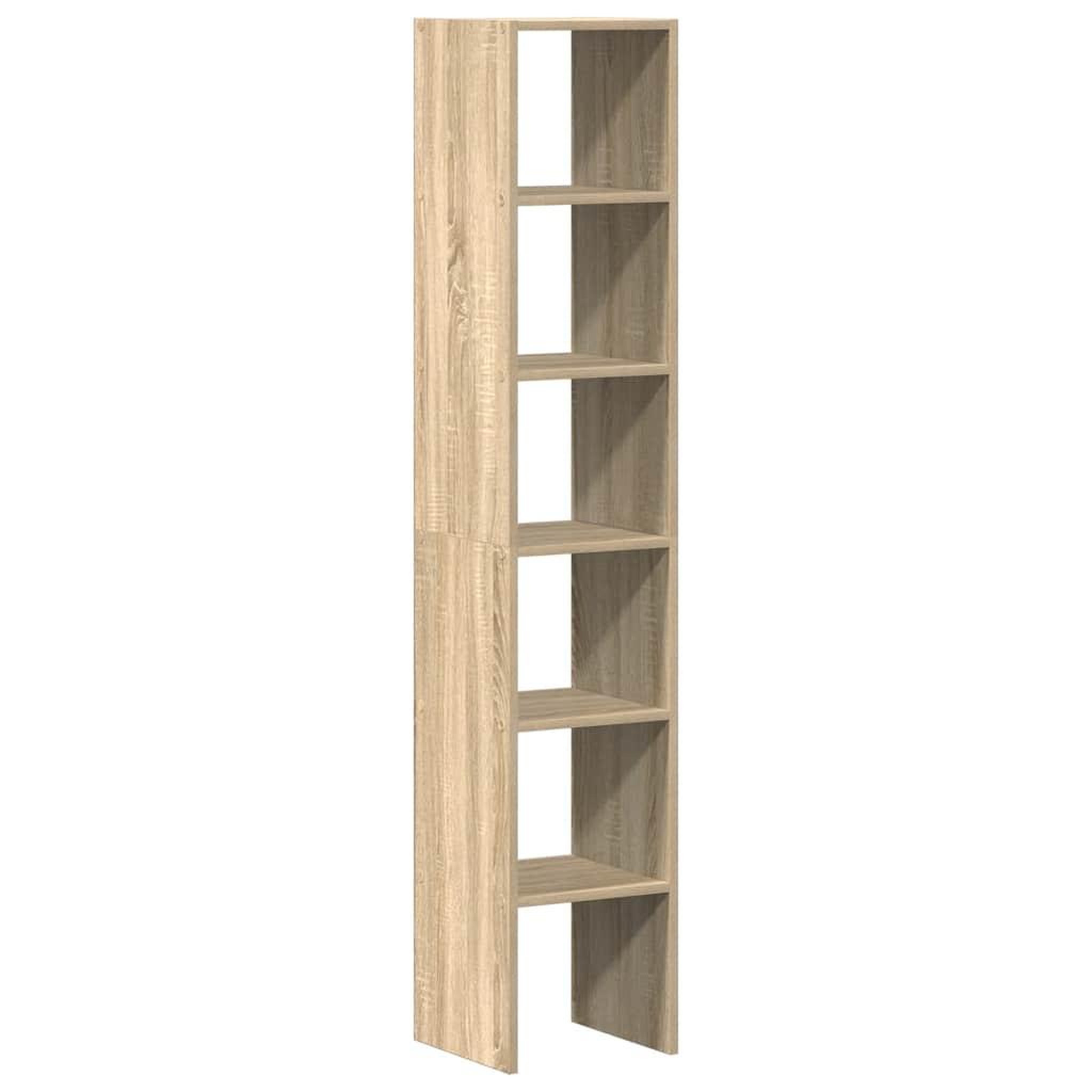 Voir la diapositive 2 : VIDAXL Bibliotheques 2 pcs empilable chene sonoma bois d'ingenierie