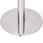 Voir la diapositive 4 : VIDAXL Pied de table de bistro Argente Ø45x107 cm Acier inoxydable