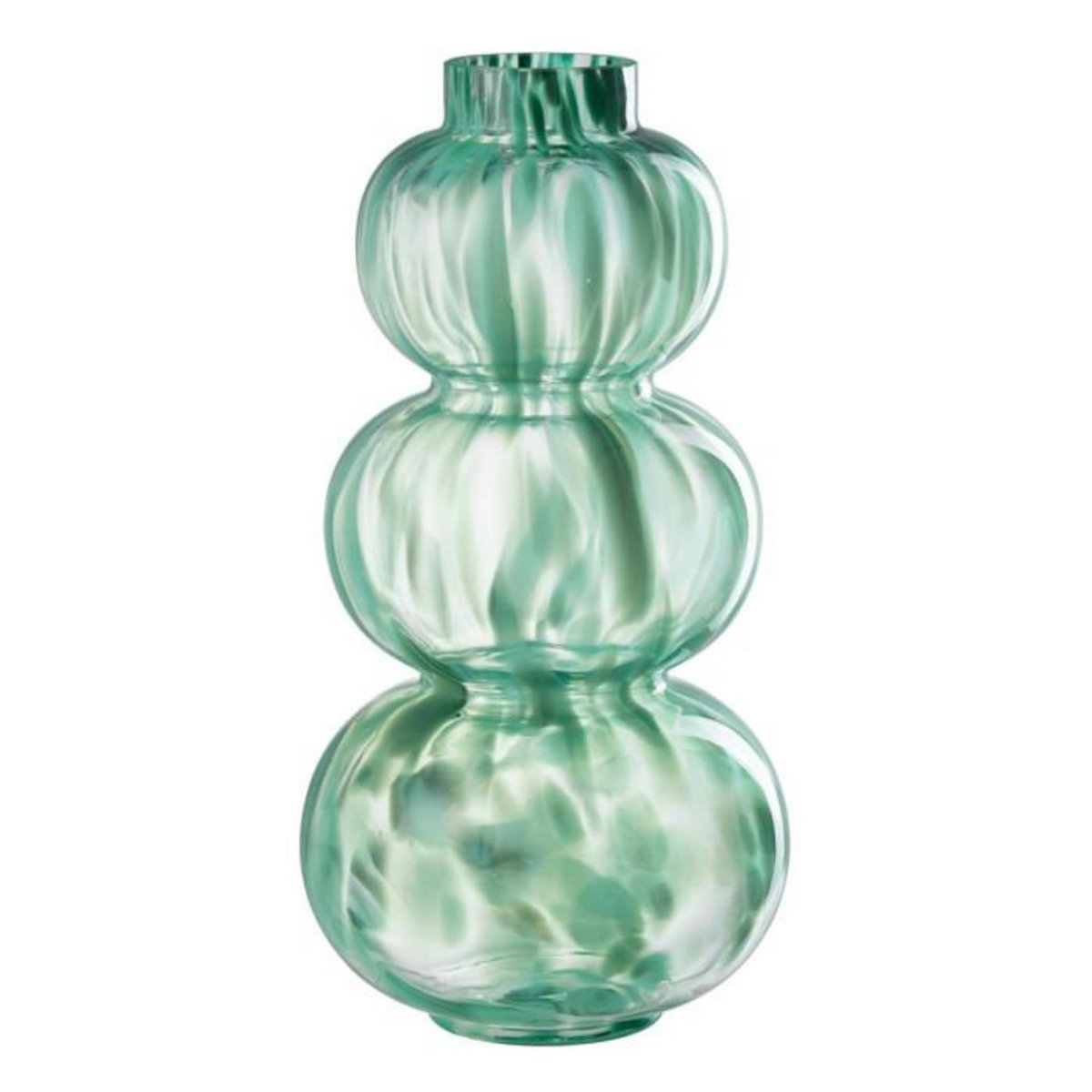 Paris Prix Vase Design en Verre  Barba  36cm Vert