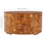 Voir la diapositive 3 : VIDAXL Table basse 60x60x35 cm Bois de teck massif