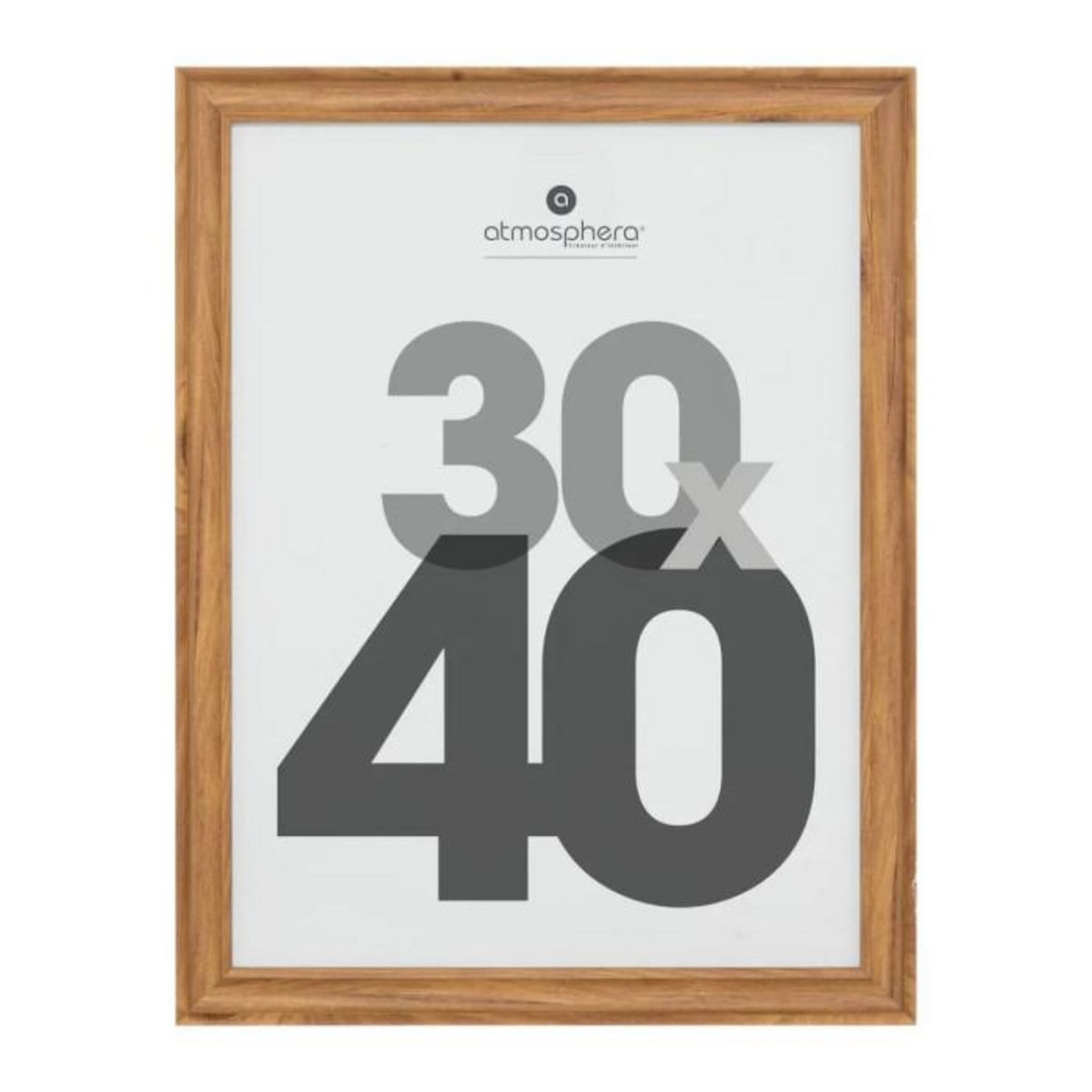 ATMOSPHERA Cadre Photo en Bois  Mae  30x40cm Marron