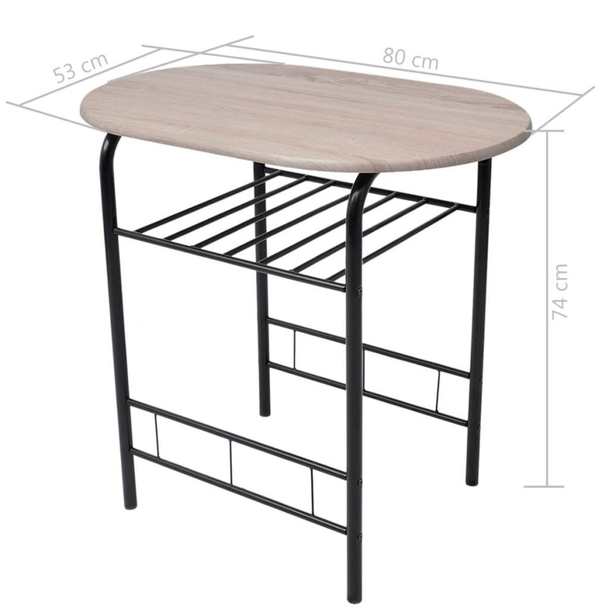 VIDAXL Ensemble de meuble pour salle a manger MDF