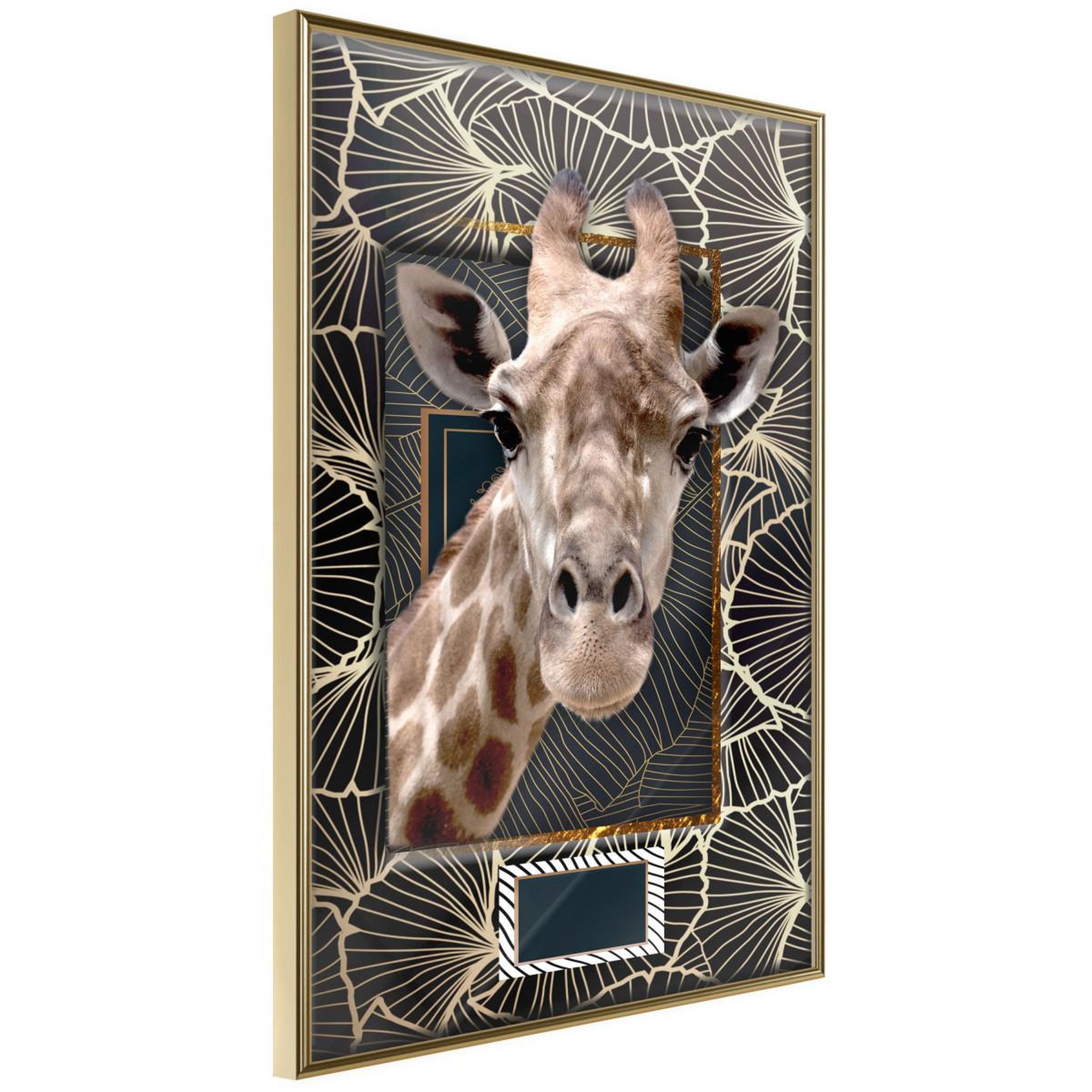 Paris Prix Affiche murale encadrée  giraffe in the frame