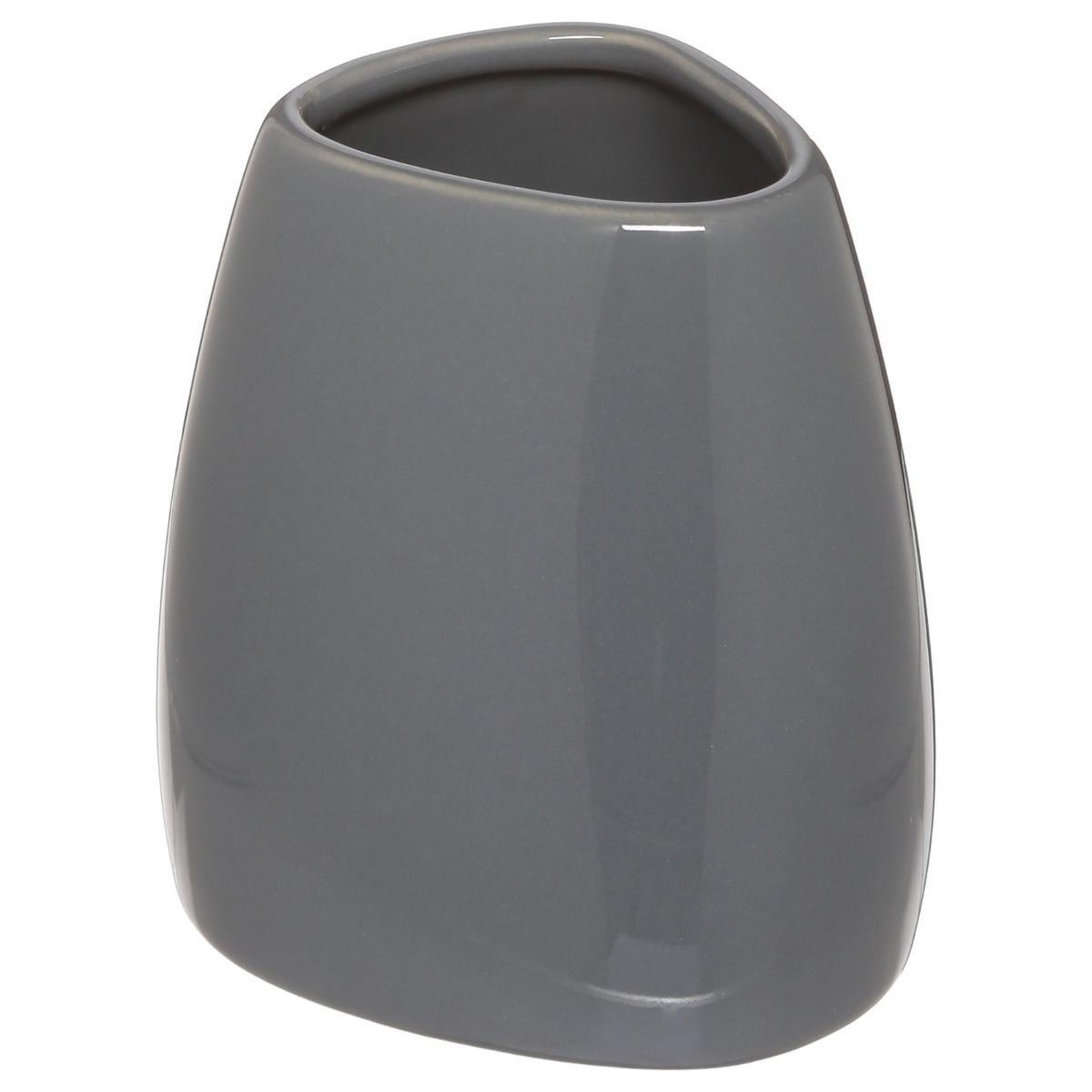 FIVE Gobelet salle de bain  galet  9cm gris