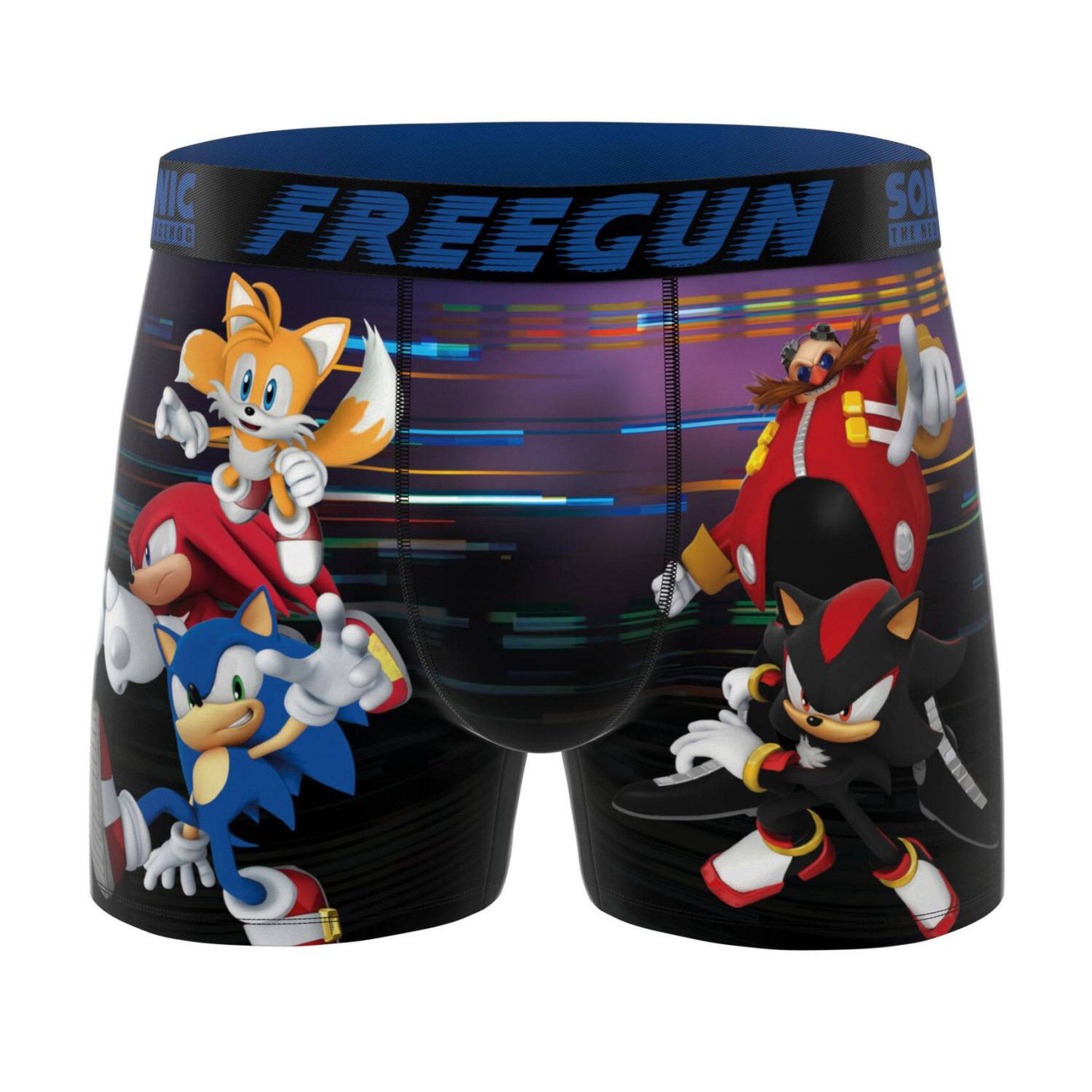 Voir la diapositive 5 : FREEGUN Lot de 3 boxers junior sonic