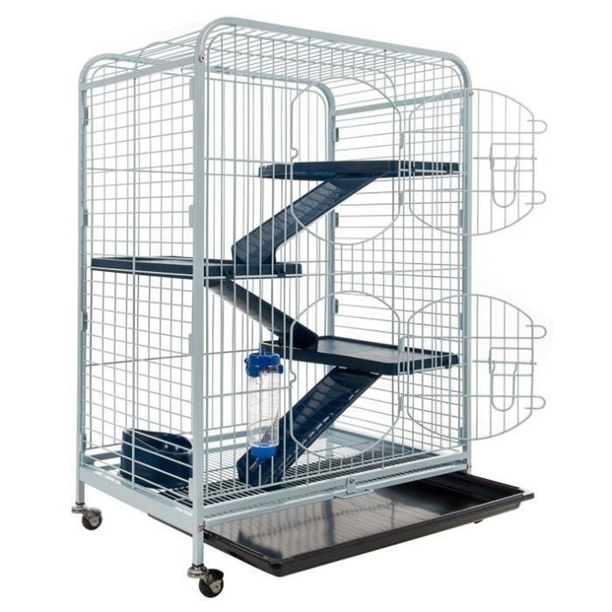 Voir la diapositive 3 : TYROL Cage tower 64x44x93cm - Pour rongeur
